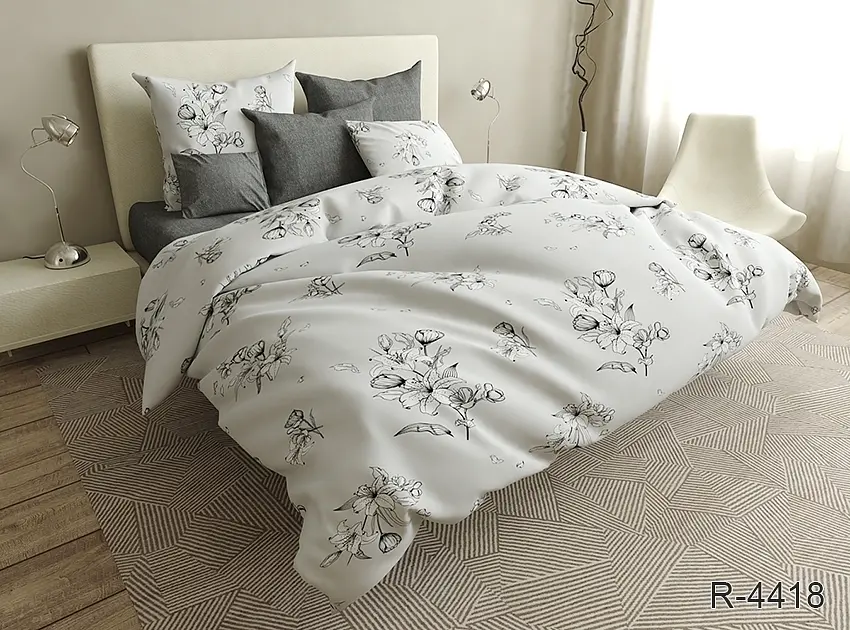 Постільна білизна (R4418) Євро TAG tekstil pbe0028292