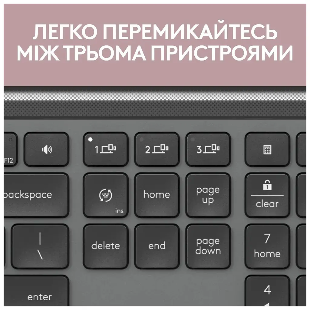 Комплект Logitech MK950 Bluetooth/Wireles UA Graphite (920-012490) - фото 12