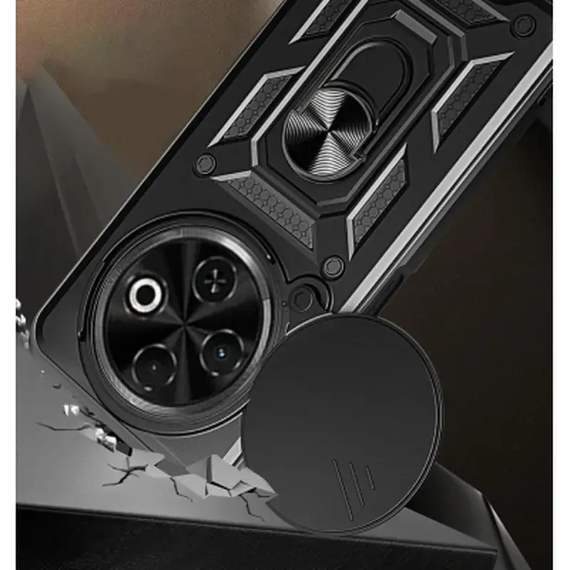 Чохол до мобільного телефона BeCover Military Tecno Spark 30 (KL6) Black (713541) - фото 4