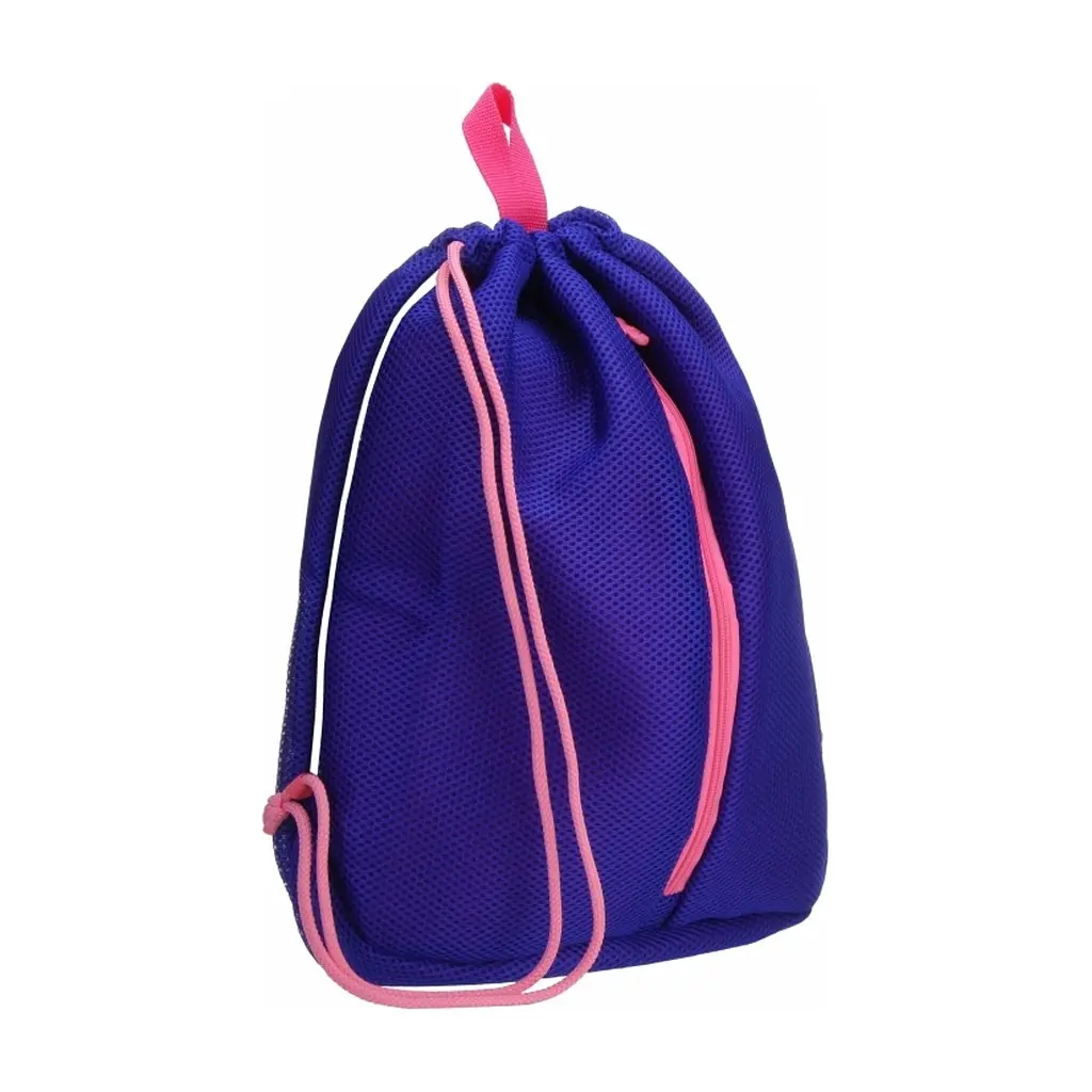 Сумка для взуття Cool For School з кишенею на блискавці, синя (CF86406) - фото 2