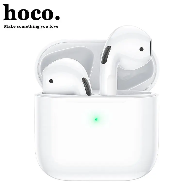 Беспроводные наушники Hoco EW03 Plus, TWS Bluetooth 5.1, 30/200mAh, 4h, mic, White - фото 7