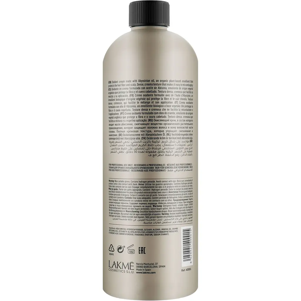 Крем-окислювач для волосся Lakme Color Developer 6V, 1 л - фото 2
