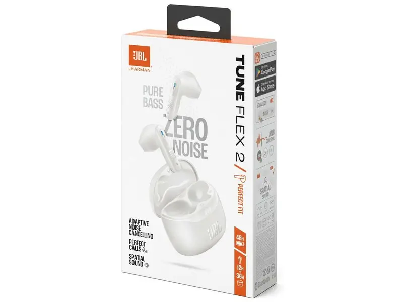 Навушники TWS JBL Tune Flex 2 White (TFLEX2WHT) - фото 10