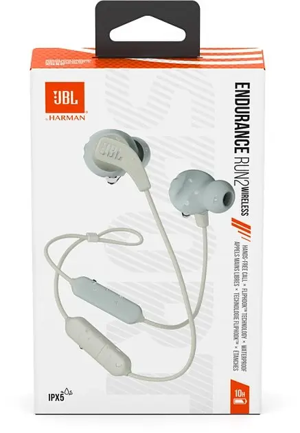 Наушники беспроводные JBL Endurance Run 2 BT (JBLENDURRUN2BTWHT) белые - фото 4