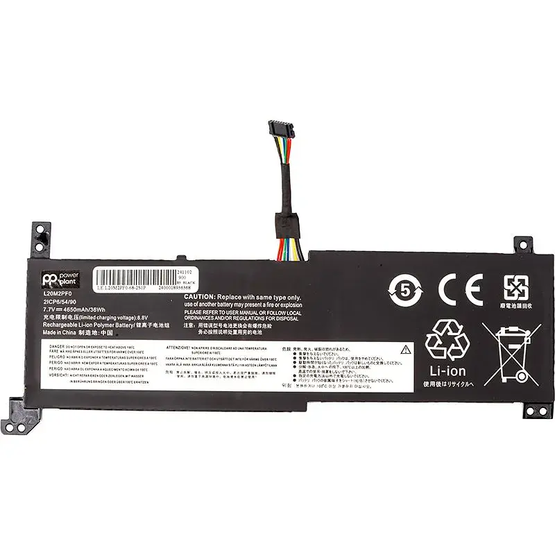 Акумулятор PowerPlant для ноутбуків LENOVO IdeaPad 3-14ITL6 (L20M2PF0) 7.7V 4650mAh (NB482405) - фото 2
