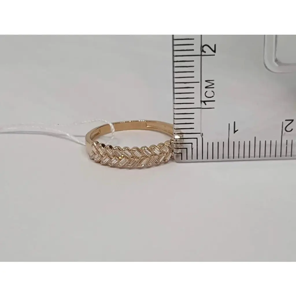 Золоте кільце Favoritum з фіанітами. 111183 17.5 - фото 5