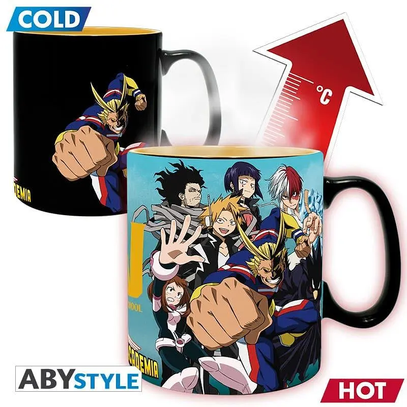 Чашка хамелеон AbyStyle MY HERO ACADEMIA Group (Моя геройська академія) 460 мл - фото 2