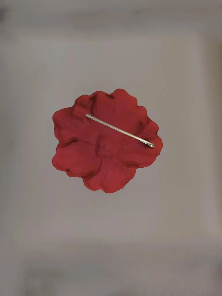 Брошка Червона квітка (84946872) - фото 2
