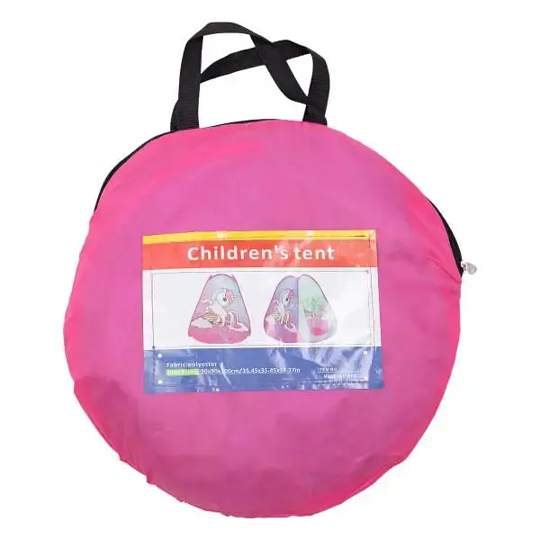 Намет дитячий ігровий LUGI HP-S-2ND з єдинорогом 80х80х100 см рожевий - фото 9