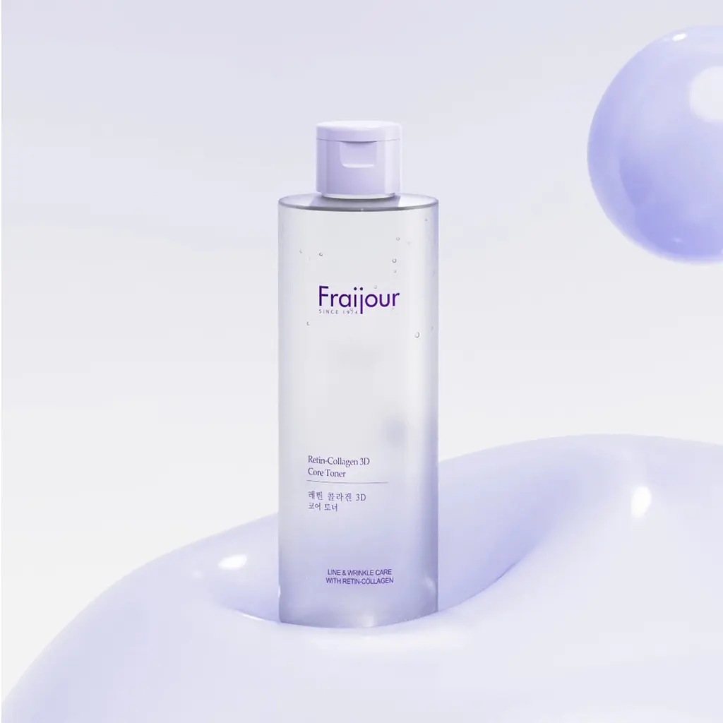 Подтягивающий тонер для лица с коллагеном и ретинолом Retin-Collagen 3D Core Toner Fraijour 250 мл - фото 3