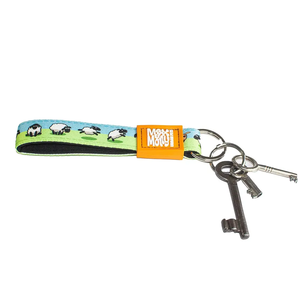 Брелок для ключей Max & Molly Key Ring Black Sheep с принтом Черная овечка  - фото 2