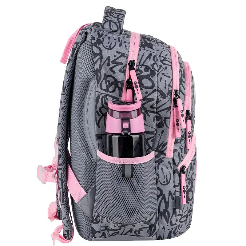 Рюкзак GoPack Education 175M-4 Fluffy Heart Серо-розовый (GO26-175M-4) - фото 5