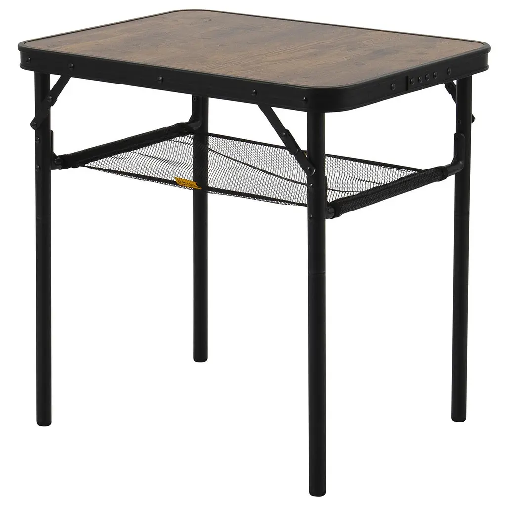 Складной стол Bo-Camp Garland 60x45 cm Black/Wood look (1404195) - фото 7