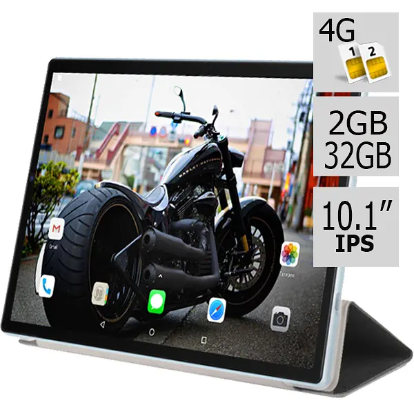 Планшет-телефон Hoozo LTE Tab232 Green 2/32 DUAL SIM 10.1" IPS c Чохлом - фото 2