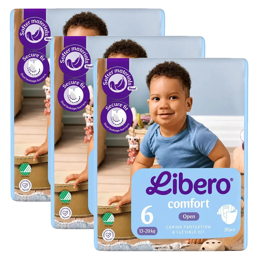 Підгузки Libero Comfort 6 (13 - 20 кг), 84 шт