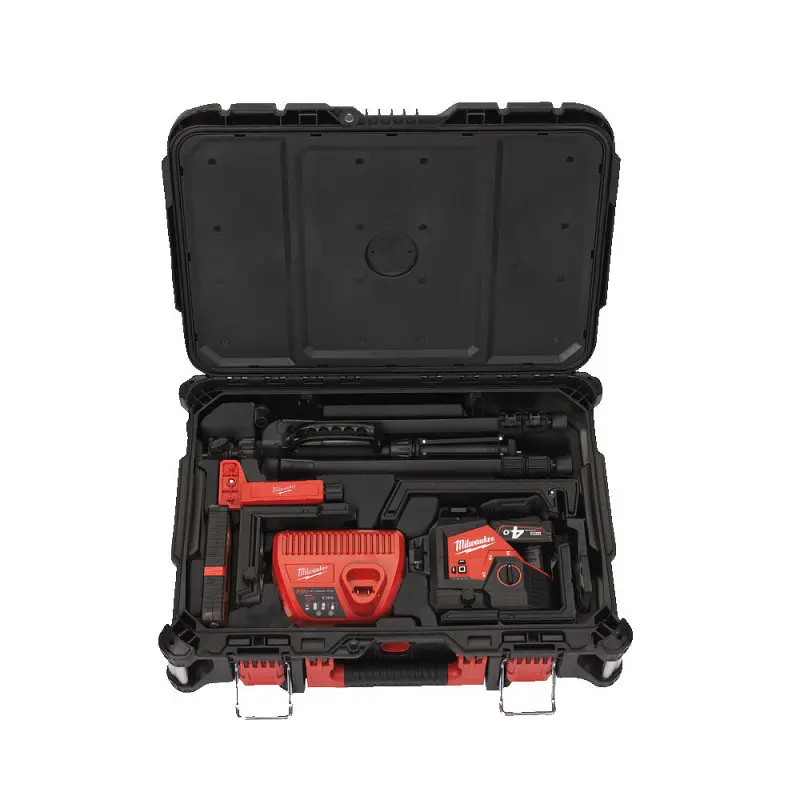 Нівелір лазерний 3D акумуляторний MILWAUKEE, M12 3PLKIT-401P (360 градусів, зелений промінь) (заміна на 4933499379) - фото 6