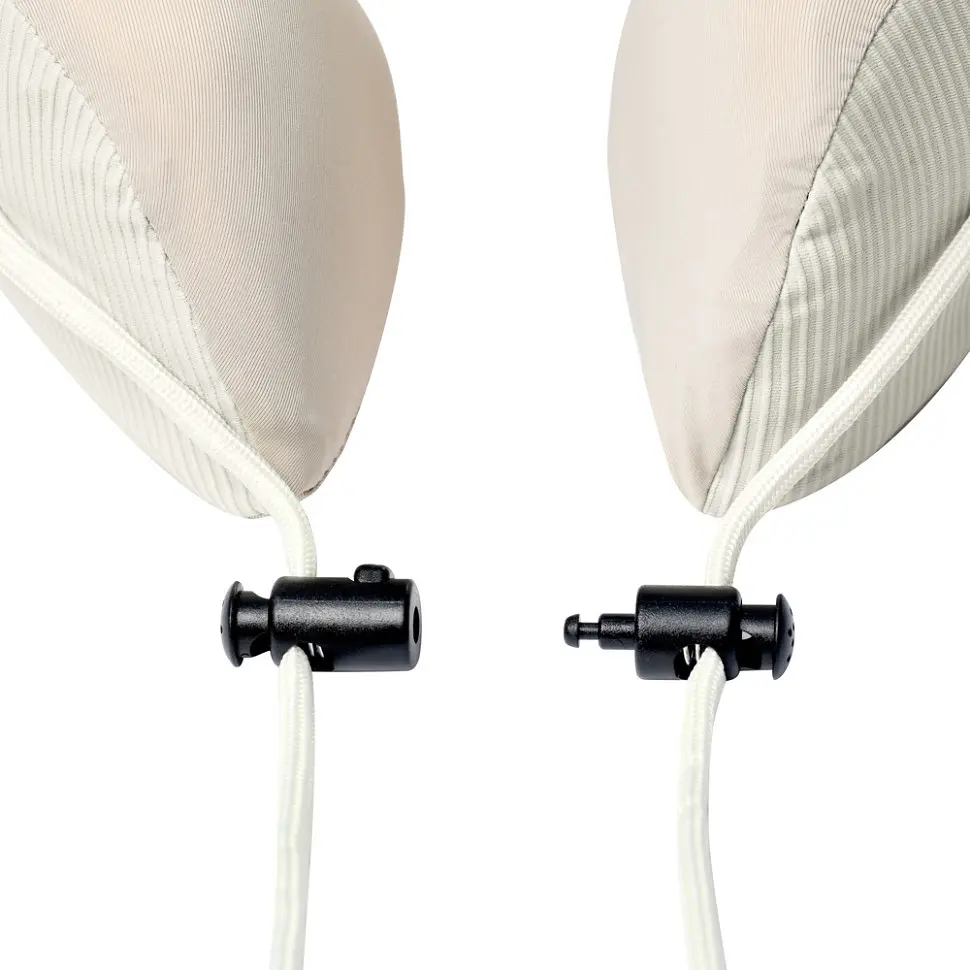 Подушка бавовняна для шиї з пам'яттю Naturehike CNK2450WS019 (Сірий) - фото 2