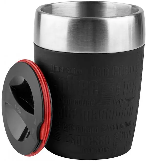 Термокружка Tefal Travel cup, 200 мл, чорний ((K3081314)) - фото 2