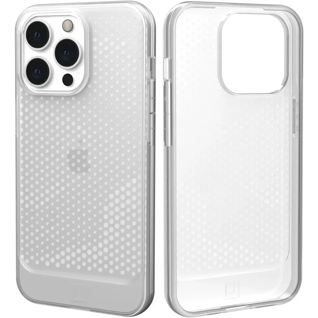 Оригинальный противоударный силиконовый чехол UAG Lucent для iPhone 13 Pro (6.1") Ice (11315N314343) - фото 4