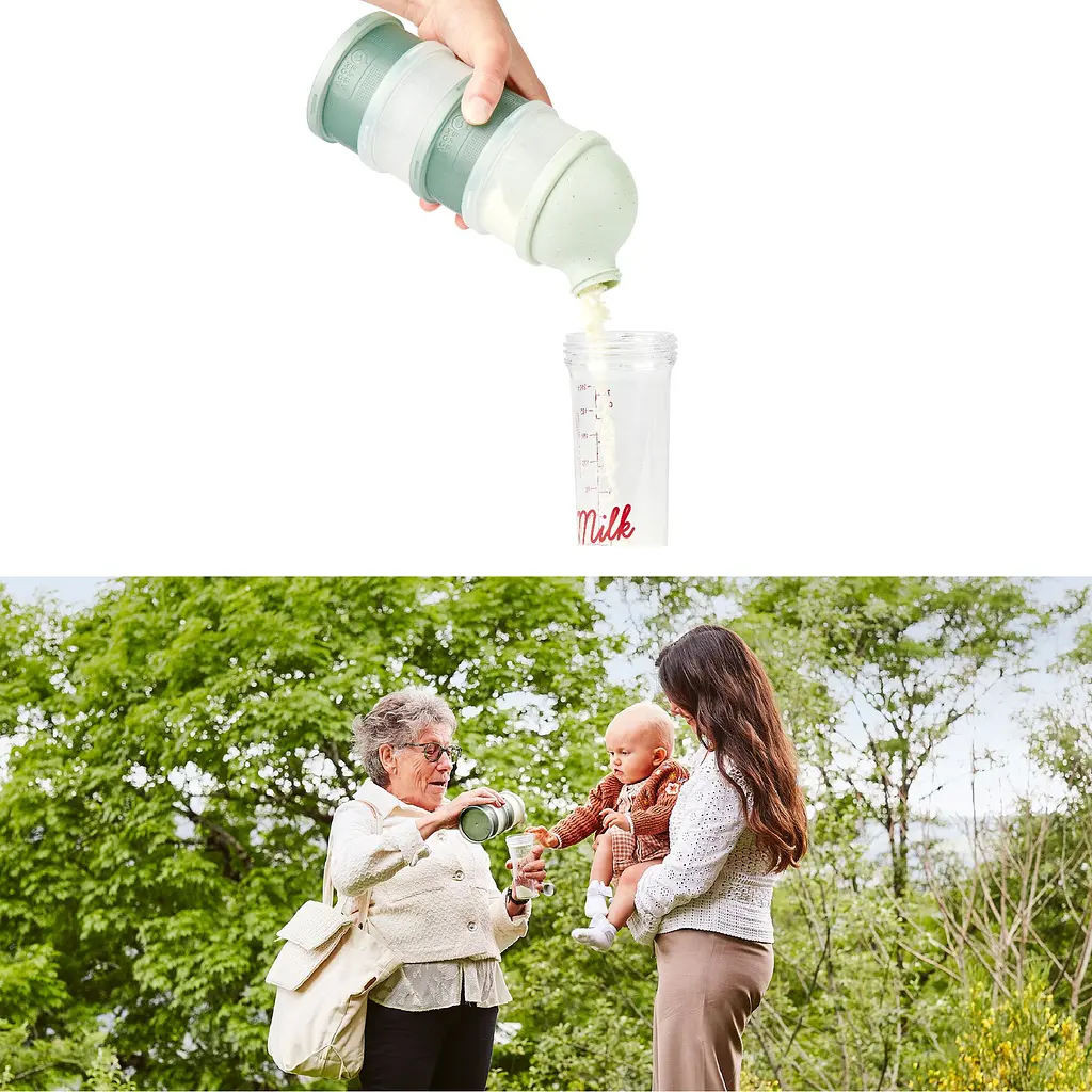 Набір контейнерів Babymoov Babydose Mineral Green 60 мл х 4 шт. (A004214) - фото 7
