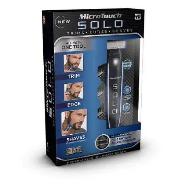 Мужской триммер Digital Micro Touch Solo, Машинка для стрижки бороды 3 в 1 - фото 6