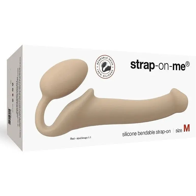 Безремінний страпон Strap-On-Me Flesh M - фото 3