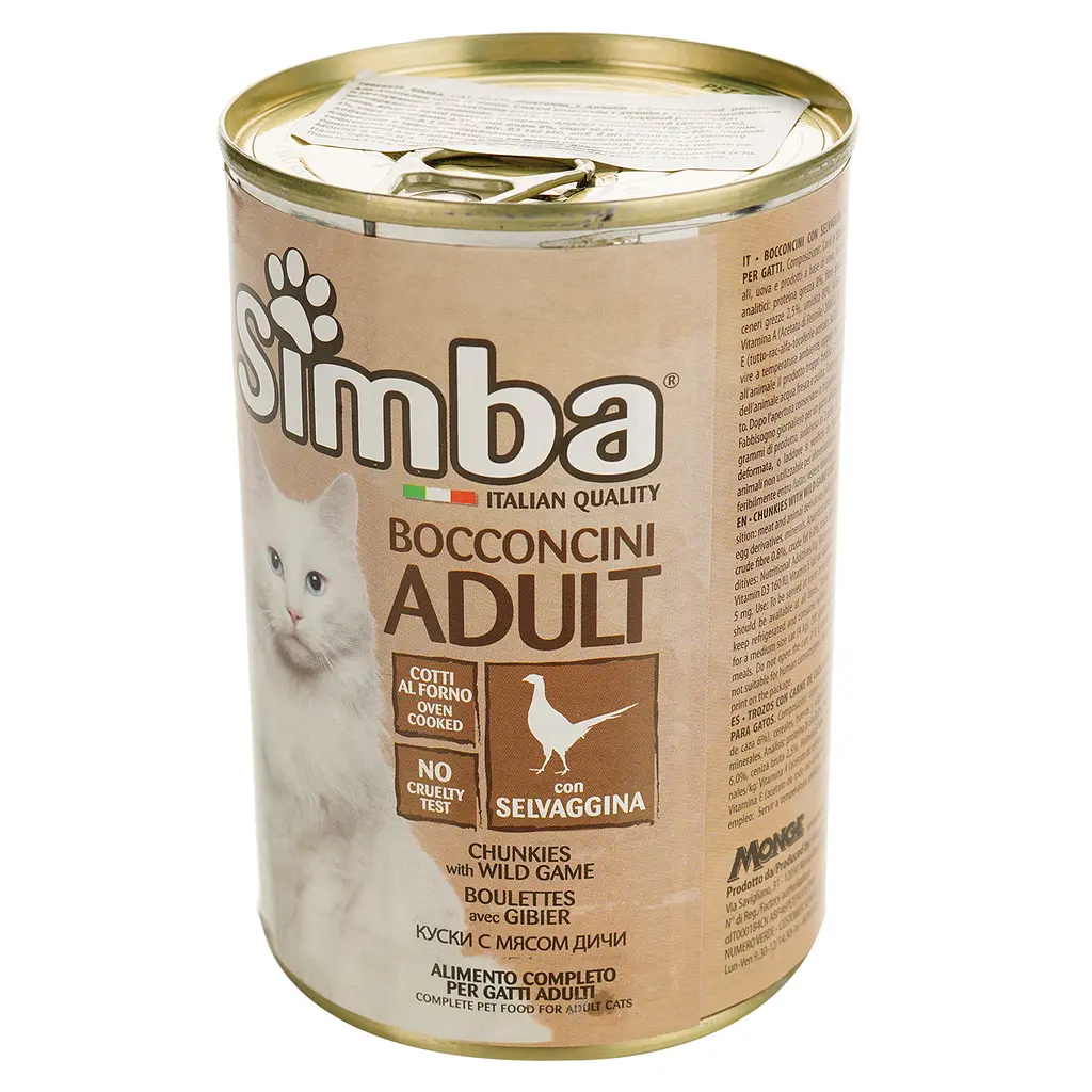 Вологий корм для кішок Simba Cat Wet дичина 415 г (70009539) - фото 2