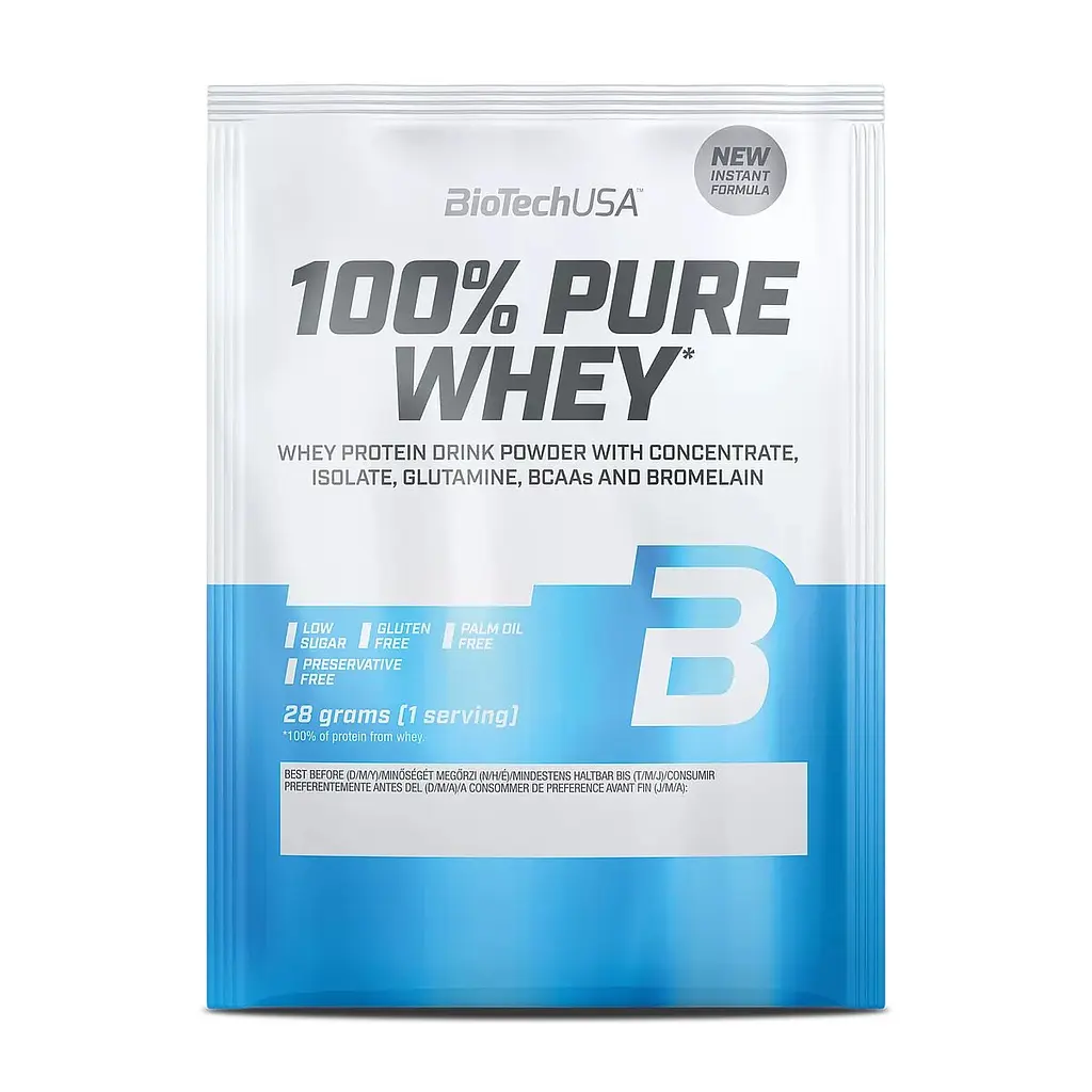 Протеїн BioTech 100% Pure Whey, 28 грам - Ваніль-бурбон