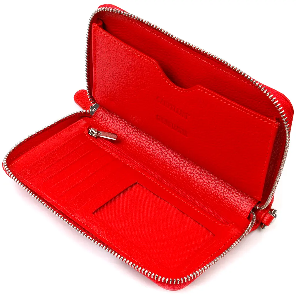 Женский кожаный кошелек Canpellini 17х10.5х2 см acs0025552 - фото 3
