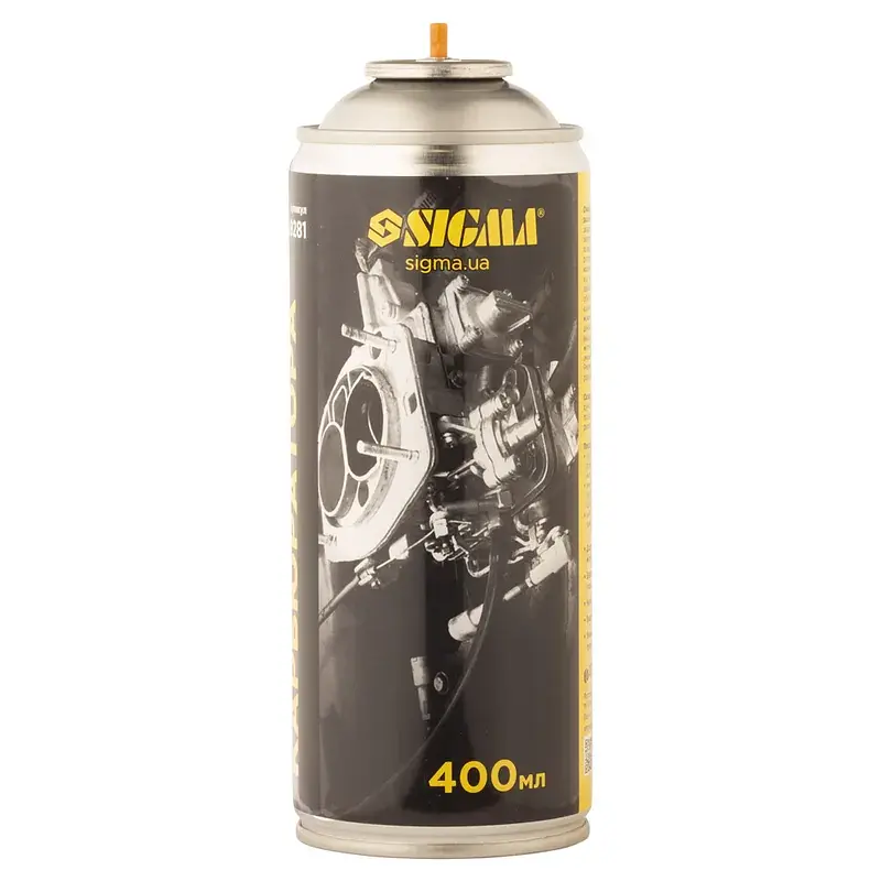 Очищувач карбюратора і дросельної заслінки 400мл SIGMA (6369281) - фото 4