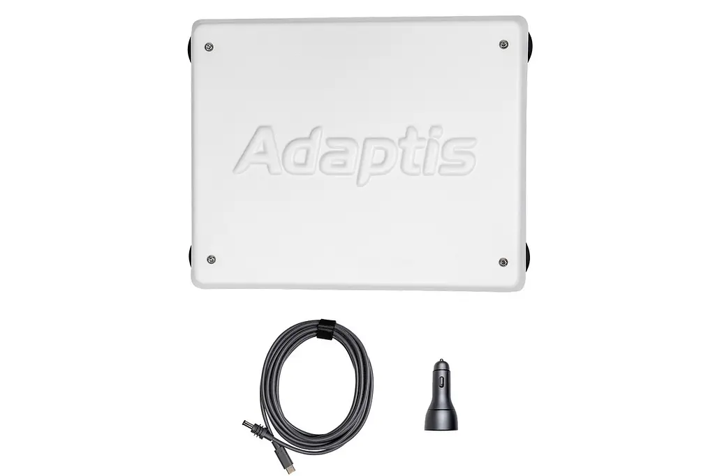 Комплект Adaptis MiniKit для Starlink Mini (Корпус + Кабель Type-C + Автомобільний зарядний пристрій GP-CC160 160W) білий