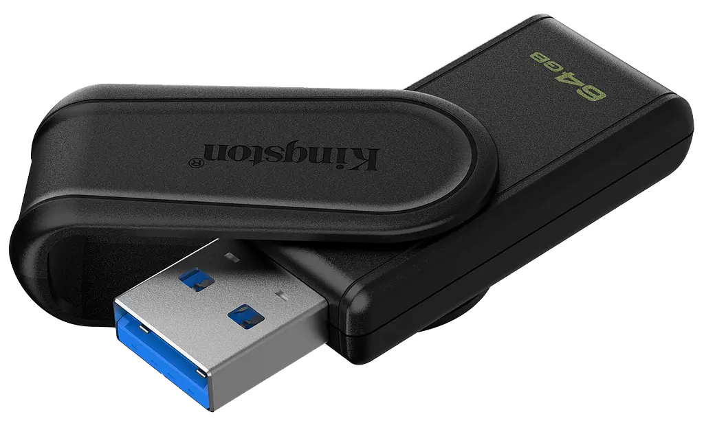 Flash Drive DTXS 64GB USB 3.2 Gen 1 DataTraveler Exodia S Kingston teh0021400 - фото 2