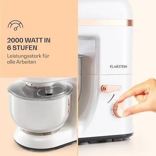 Кухонний комбайн тістоміс Klarstein Bella Elegance (10034365) - фото 3