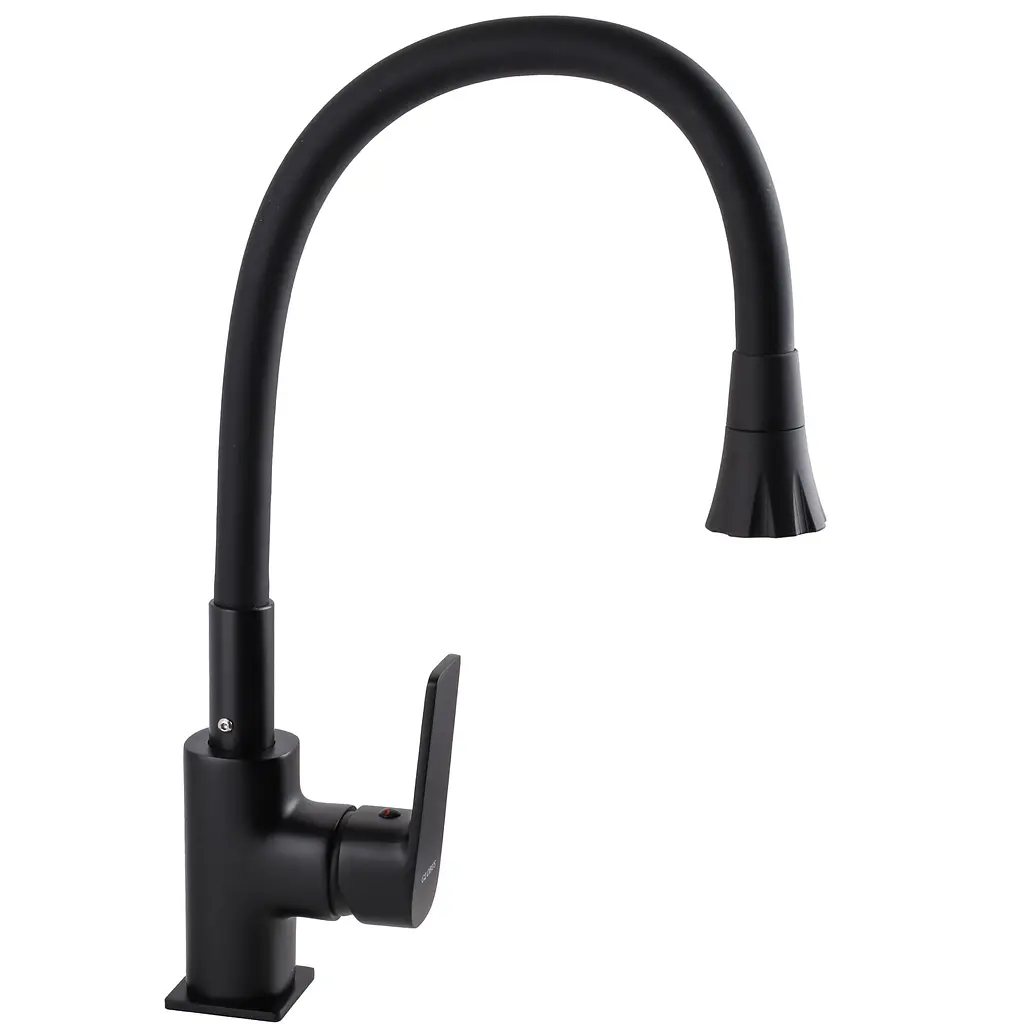 Змішувач для кухні Globus Lux Bonn GLB-0203SA-BB-B01 Чорний матовий - фото 2