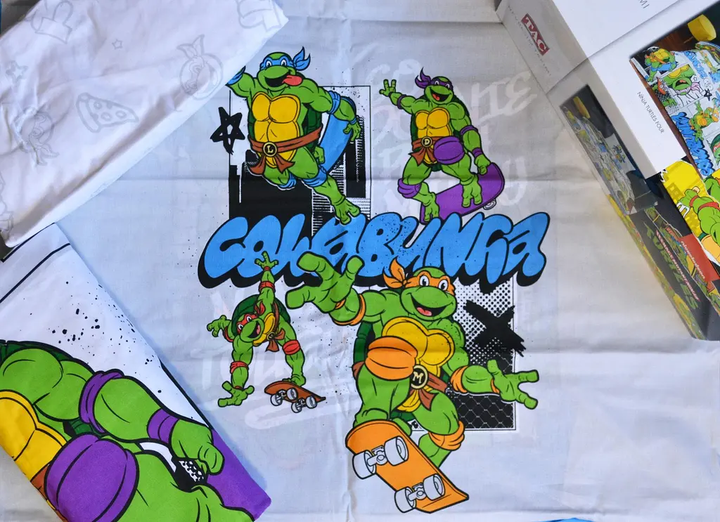 Підлітковий комплект Disney Ninja Turtles Four Ранфорс / простирадло на резинці Tac pbe0051162 - фото 4
