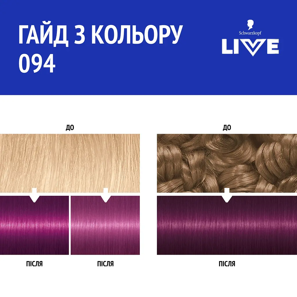 Фарба для волосся Schwarzkopf Live Ultra Brights 094 Purple Punk - фото 5