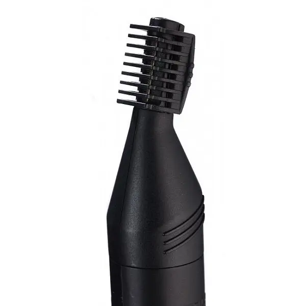Тример BaByliss для стрижки волосся в носі і вухах, 2 насадки, чорний - фото 3