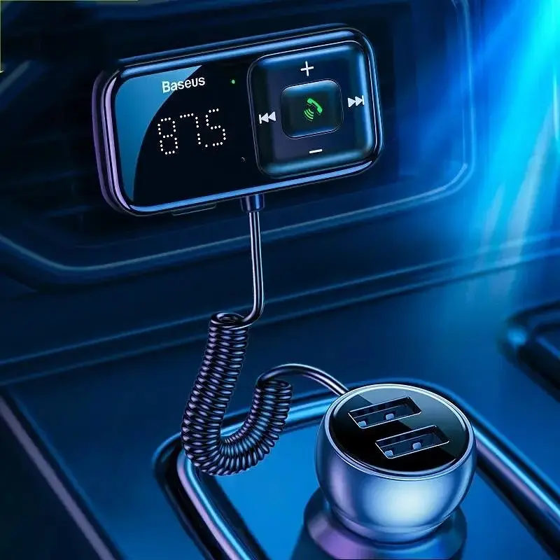 Автомобільний ФМ блютуз модулятор Baseus S-16 USB для автомагнітоли в машину - фото 10