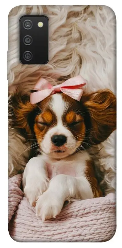 TPU чохол Demsky Sleepy spaniel для Samsung Galaxy A03s