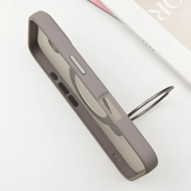 Чехол Ummi Colorful with MagSafe HQ Ring для Apple iPhone 16 (6.1) Grey - фото 4