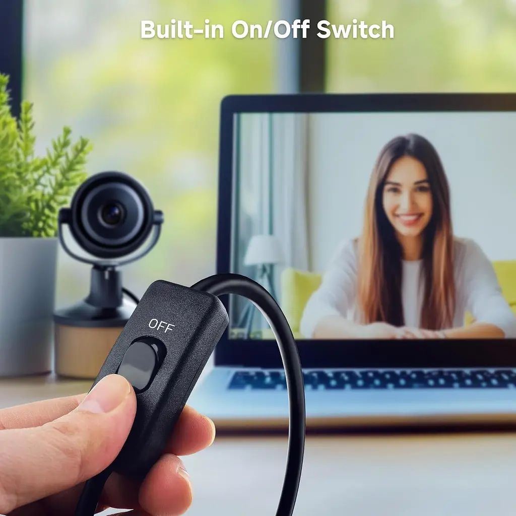 Кабель Matters 2 Pack USB On Off Switch – 1 фут, поддержка данных и питания, короткий удлинительный кабель USBA с ON Off, USB - фото 3