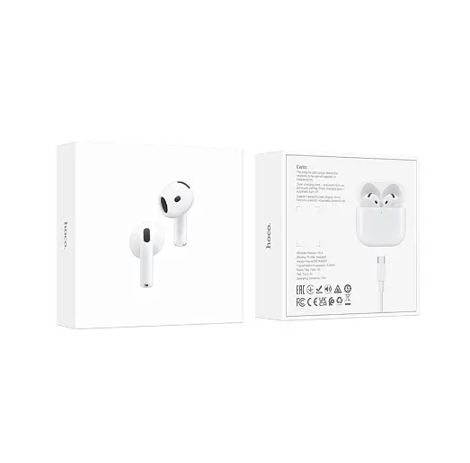 Навушники Bluetooth Hoco EW83 True wireless stereo headset White - фото 2