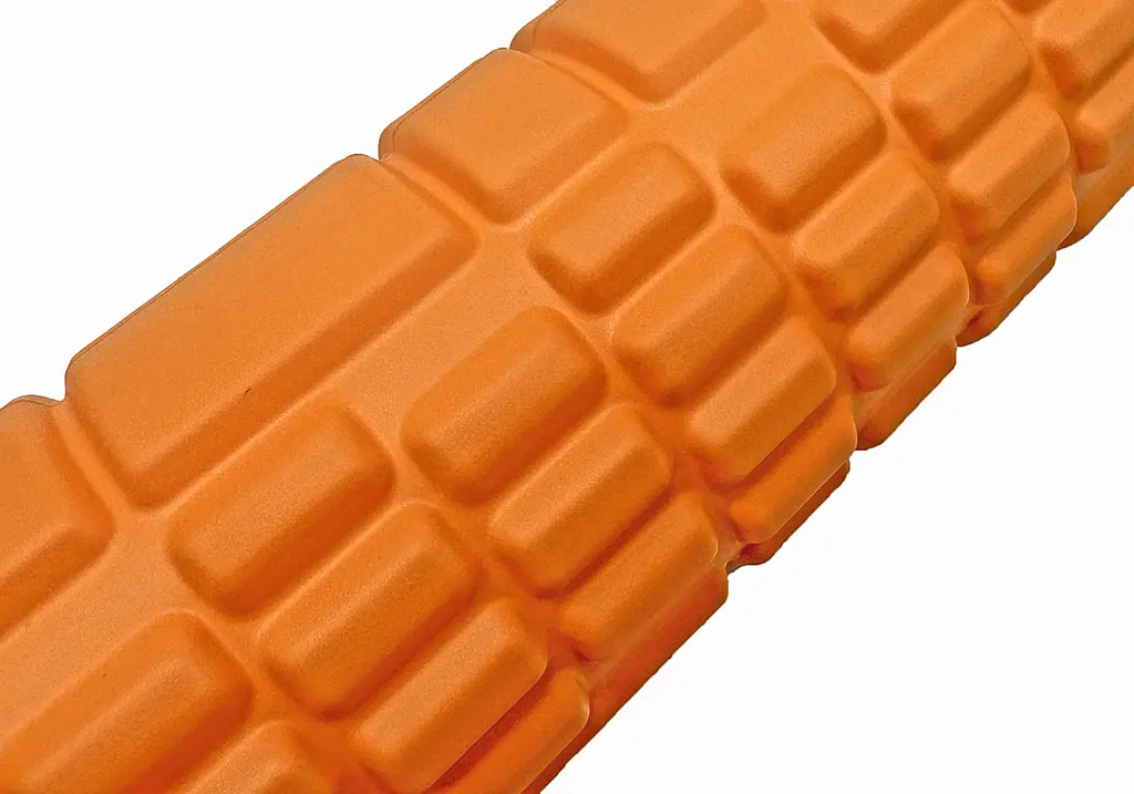 Масажний ролер EasyFit Grid Roller Mini 30 см помаранчевий (EF-2017-OR) - фото 3