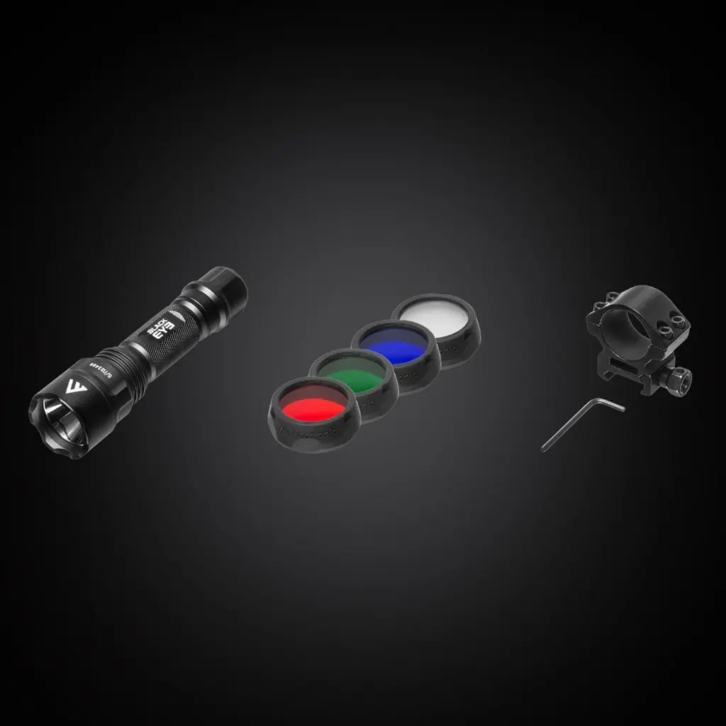 Ліхтар універсальний Mactronic Black Eye 650 (650 Lm) Recharg Type-C Gun Mount RGB Kit (L-MX532L-RC/SET3) - фото 8