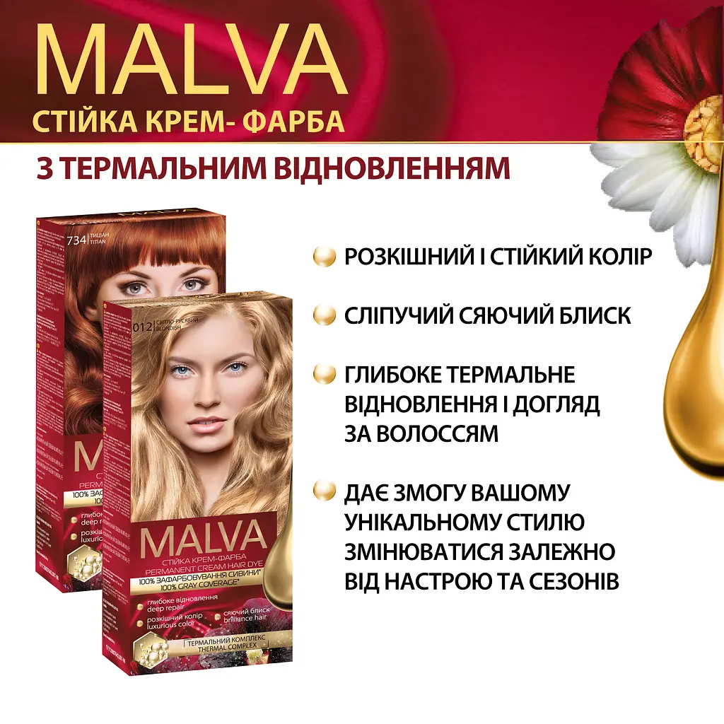 Крем-фарба для волосся Acme Color Malva відтінок 232 червоний корал 95 мл - фото 5