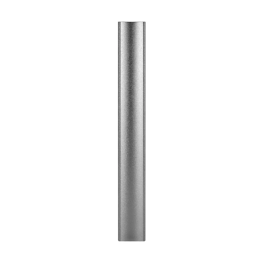 Повербанк с солнечной панелью 20000mAh Power Bank Kraft KPB-1020SLIM Silver LED-фонарь (43-00100) - фото 3