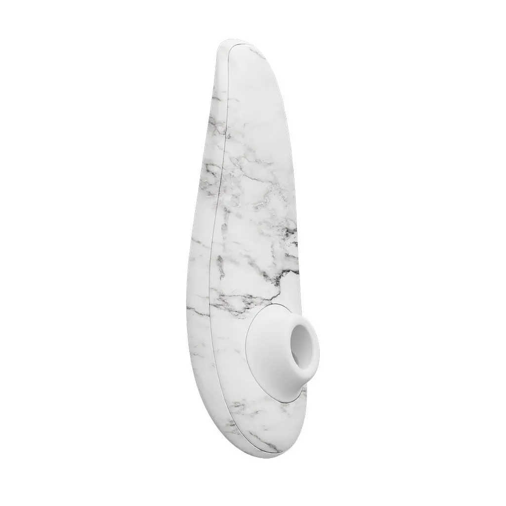 Вакуумний стимулятор клітора Womanizer Marilyn Monroe White Marble - фото 7