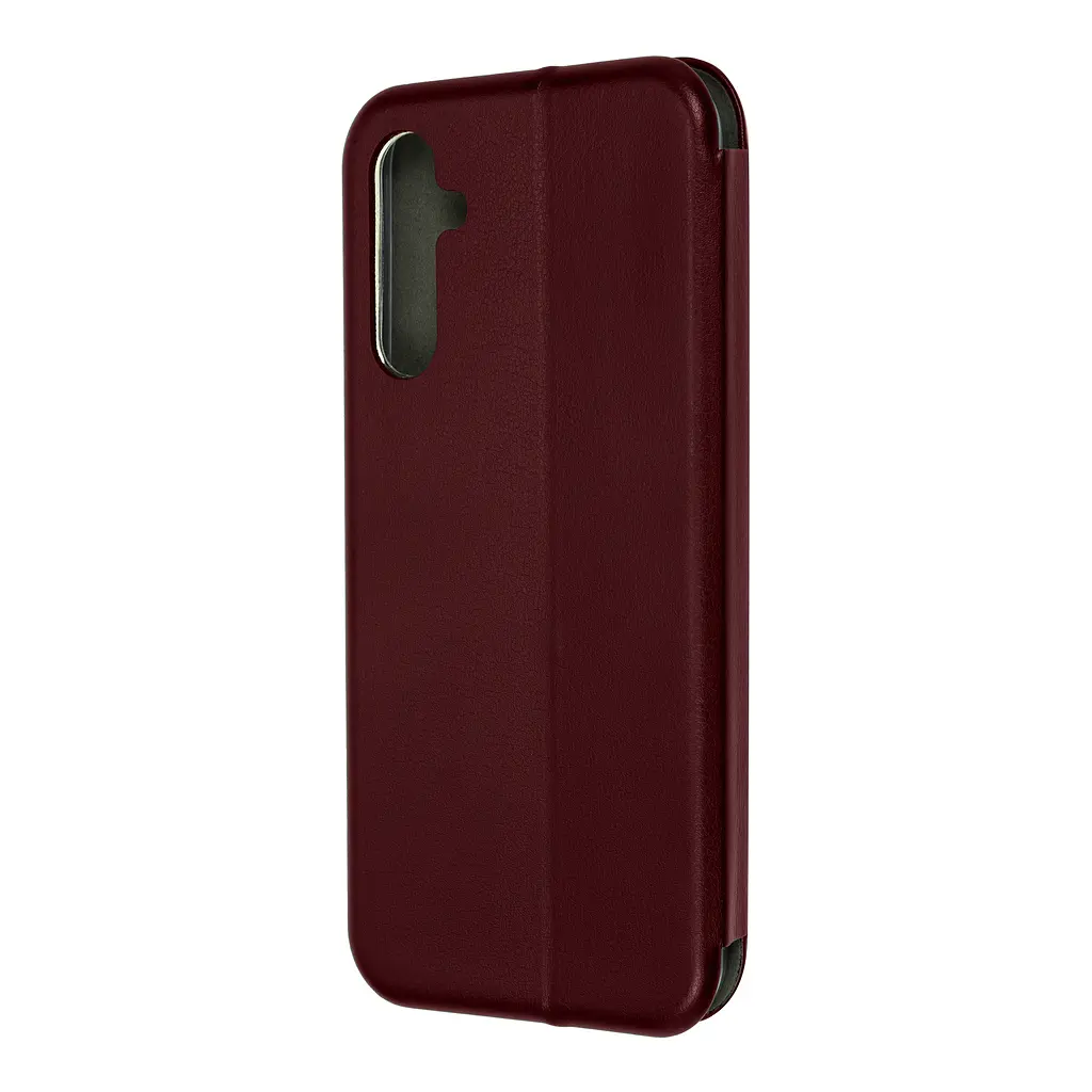 Чехол-книжка для Samsung Galaxy A24 4G (A245), G-Case, бордовый, кожаный чехол-книжка из экокожи (PU) и TPU, с магнитом, с подставкой и вместительным кардхолдером, противоударный, защита всего корпуса, ArmorStandart (ARM68183) - фото 2