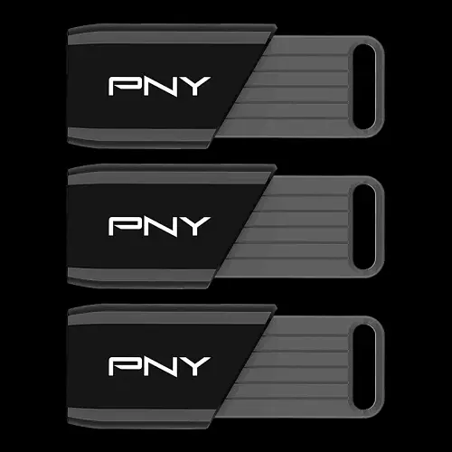 Флеш-накопичувач USB 128Gb Attaché X, Black, USB 3.2 Gen 1, до 130 МБ/с PNY teh0029154 - фото 5