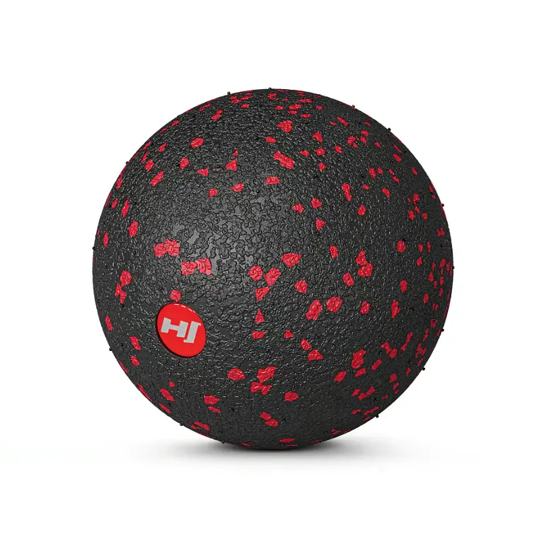 Масажний м'яч EPP 80 мм Hop-Sport HS-S008MBR чорно-червоний - фото 2